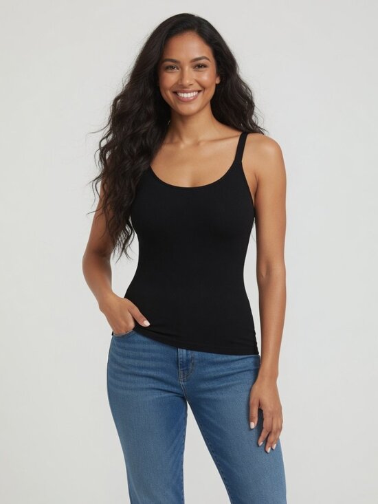 Shapermint Other - Shapermint All Day Every Day Scoop Neck Shaping Cami | Black | XL